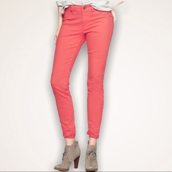 GAP Calypso Coral Pink Legging Jean - Picture 1 of 9